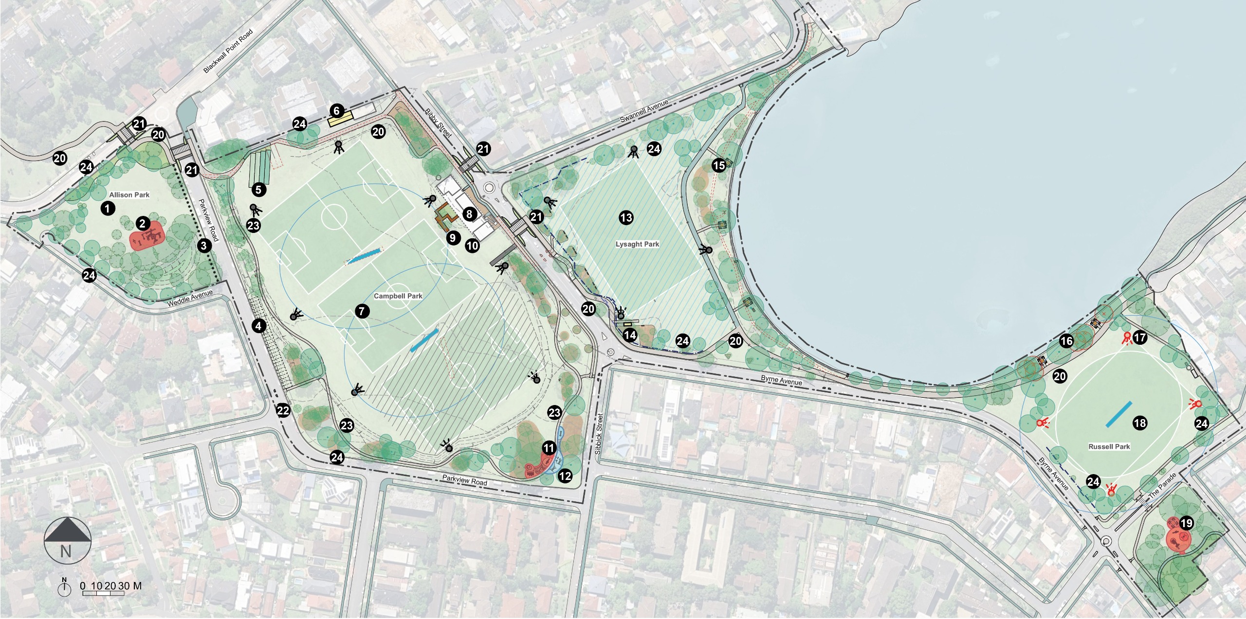 Draft masterplan map